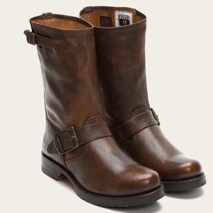 Frye Veronica Short Harness Boots.